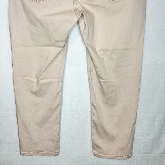 Sonoma Denim Capri Jeans Stretch Pale Pink Mid-Rise Size 10 (32x24) - Picture 6 of 6